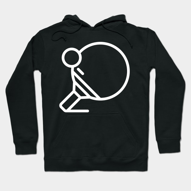 Table Tennis Hoodie by Teravitha